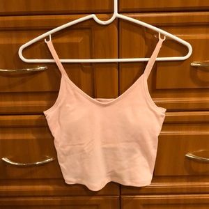 PINK cami with build in bra